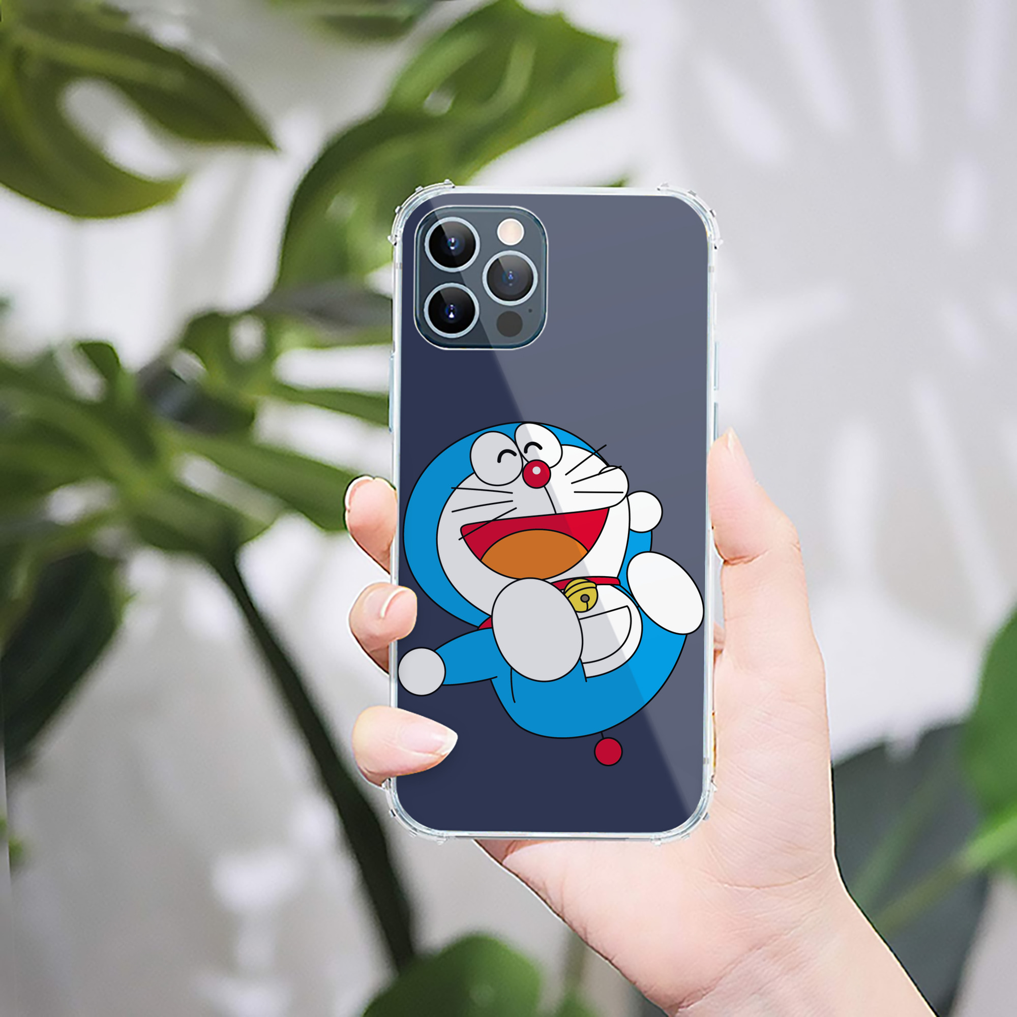 （画像用） ドラえもん Doraemon 【iPhone 12シリーズ対応】透明スマホケース（クリアソフトケース）